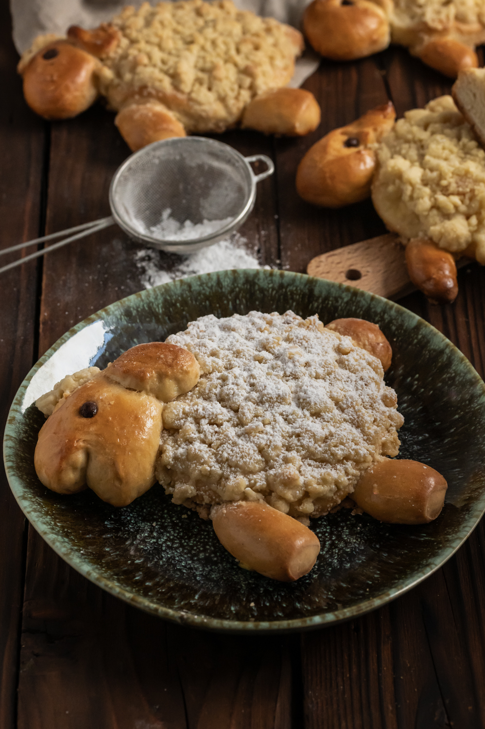 Streuselkuchen mit Pudding - Blechkuchen Rezepte-SilkesWelt.de