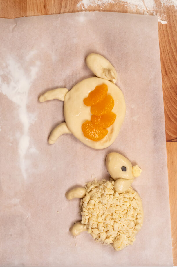 Vegane Osterlämmchen mit Streusel