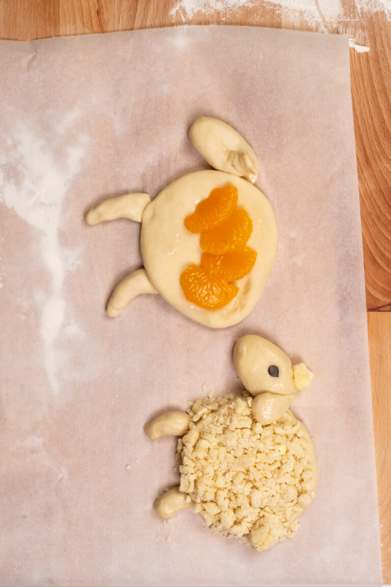 Vegane Osterlämmchen mit Streusel