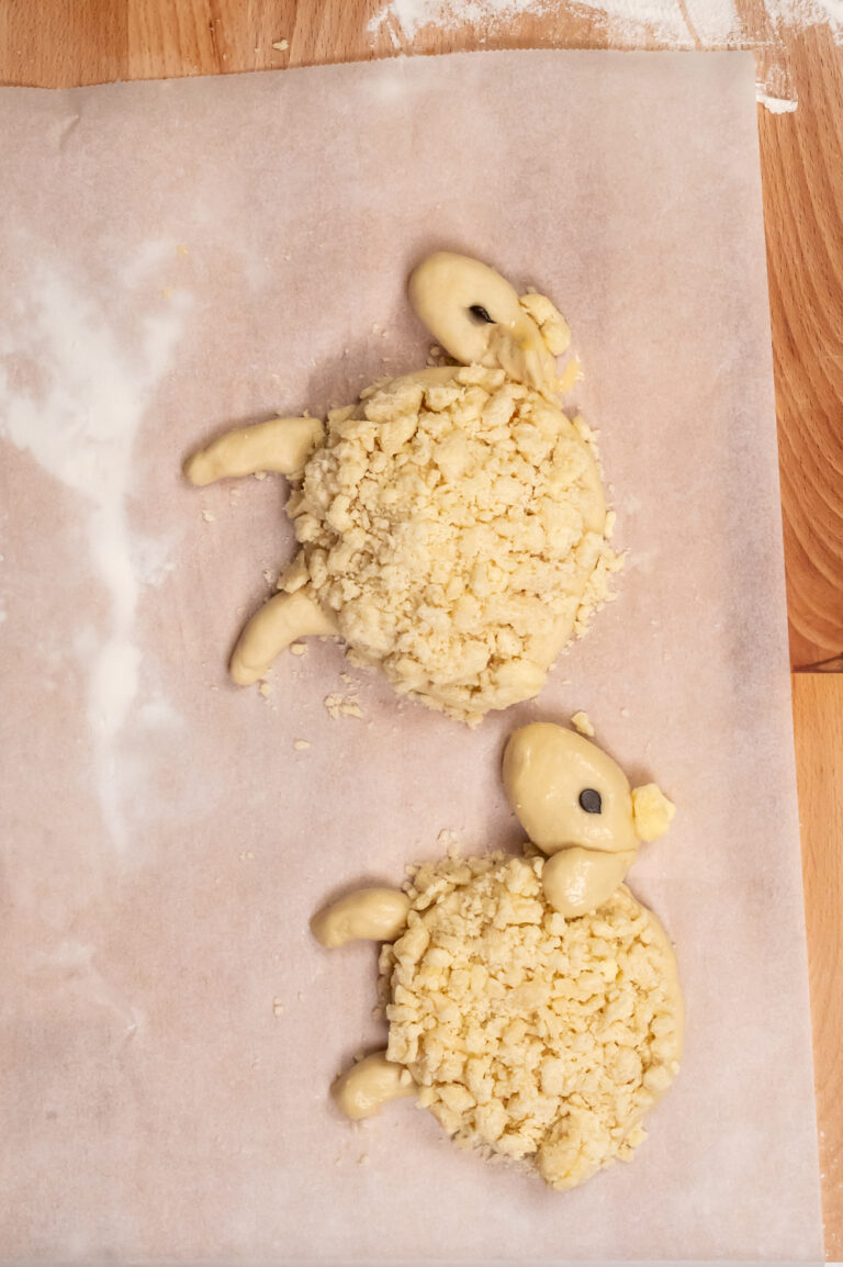 Vegane Osterlämmchen mit Streusel