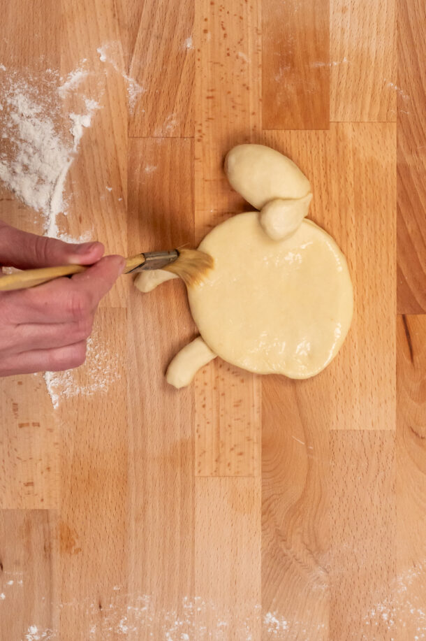 Vegane Osterlämmchen mit Streusel