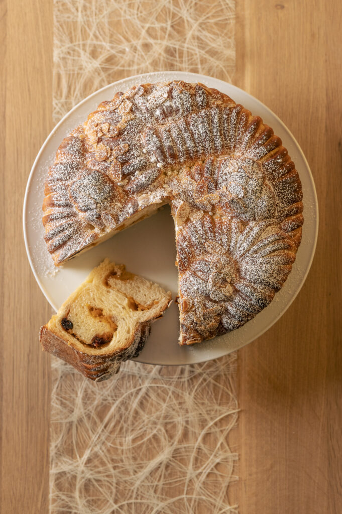 Oster-Hefekuchen Rezept vegan und laktosefrei