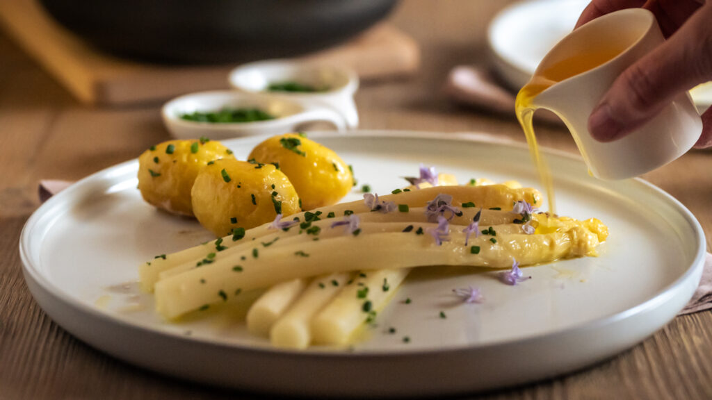 Spargel in Butter - aus dem Backofen Rezepte-SilkesWelt.de