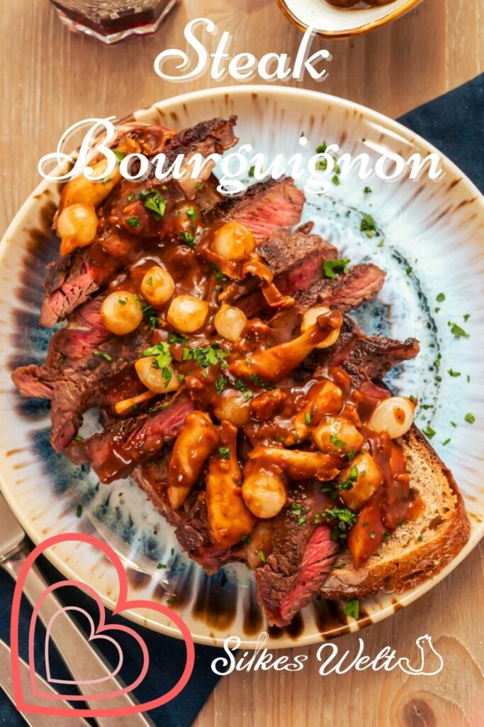 Steak Bourguignon aus der Pfanne Rezepte-SilkesWelt.de Steak Bourguignon, ein super Snack