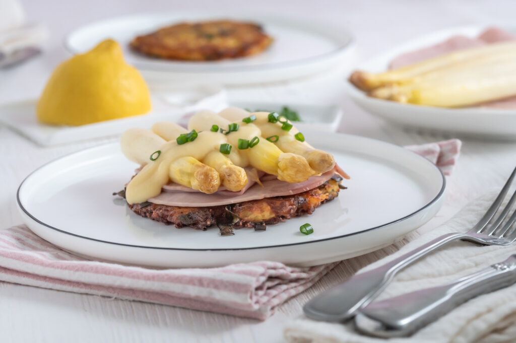 Rösti mit Spargel - Snack Rezept Rezepte-SilkesWelt.de