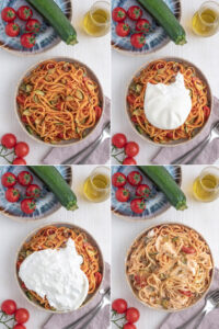 Pasta mit Zucchini und Burrata selber machen