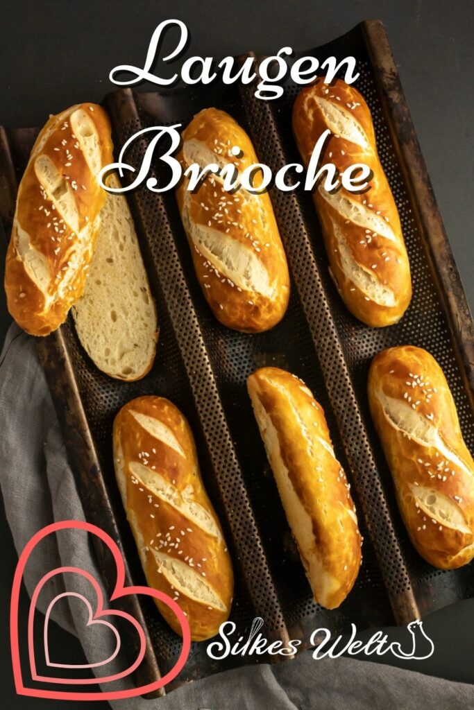 Laugen Brioche Brötchen selber backen Rezept