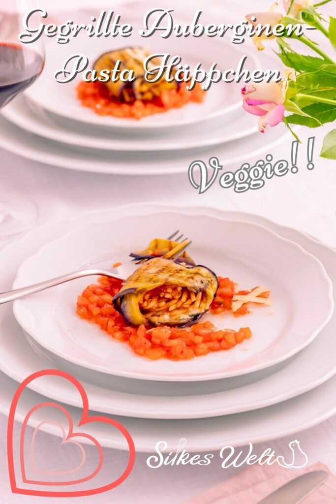 Vegetarisches Rezept für Vorspeise mit Auberginen - Pasta