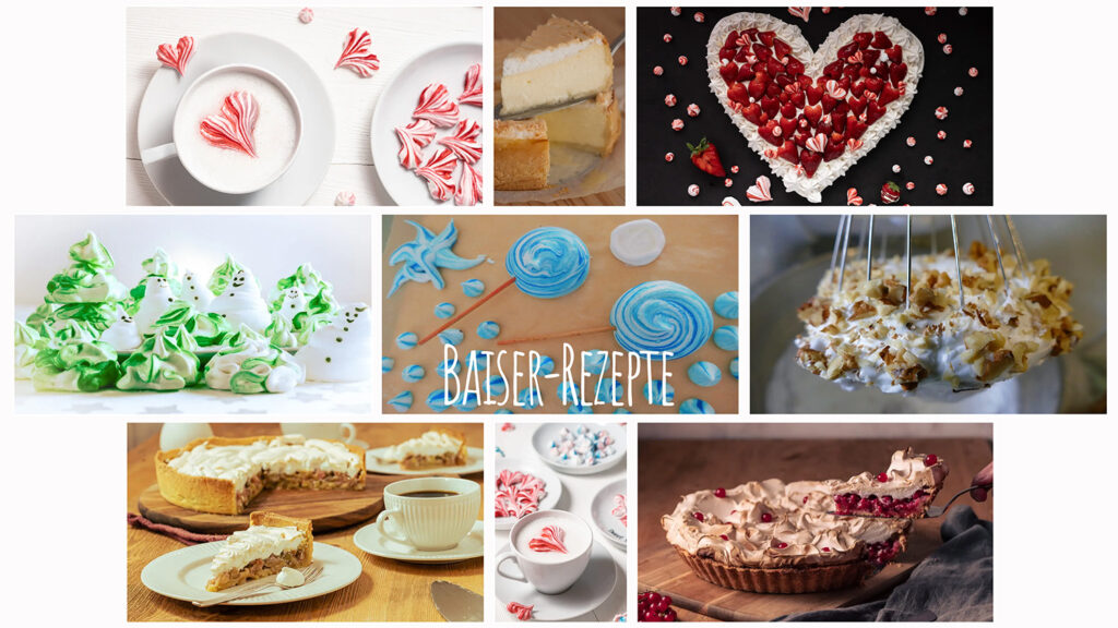 Rhabarber Baiser Kuchen-mit extra viel Baiser Rezepte-SilkesWelt.de