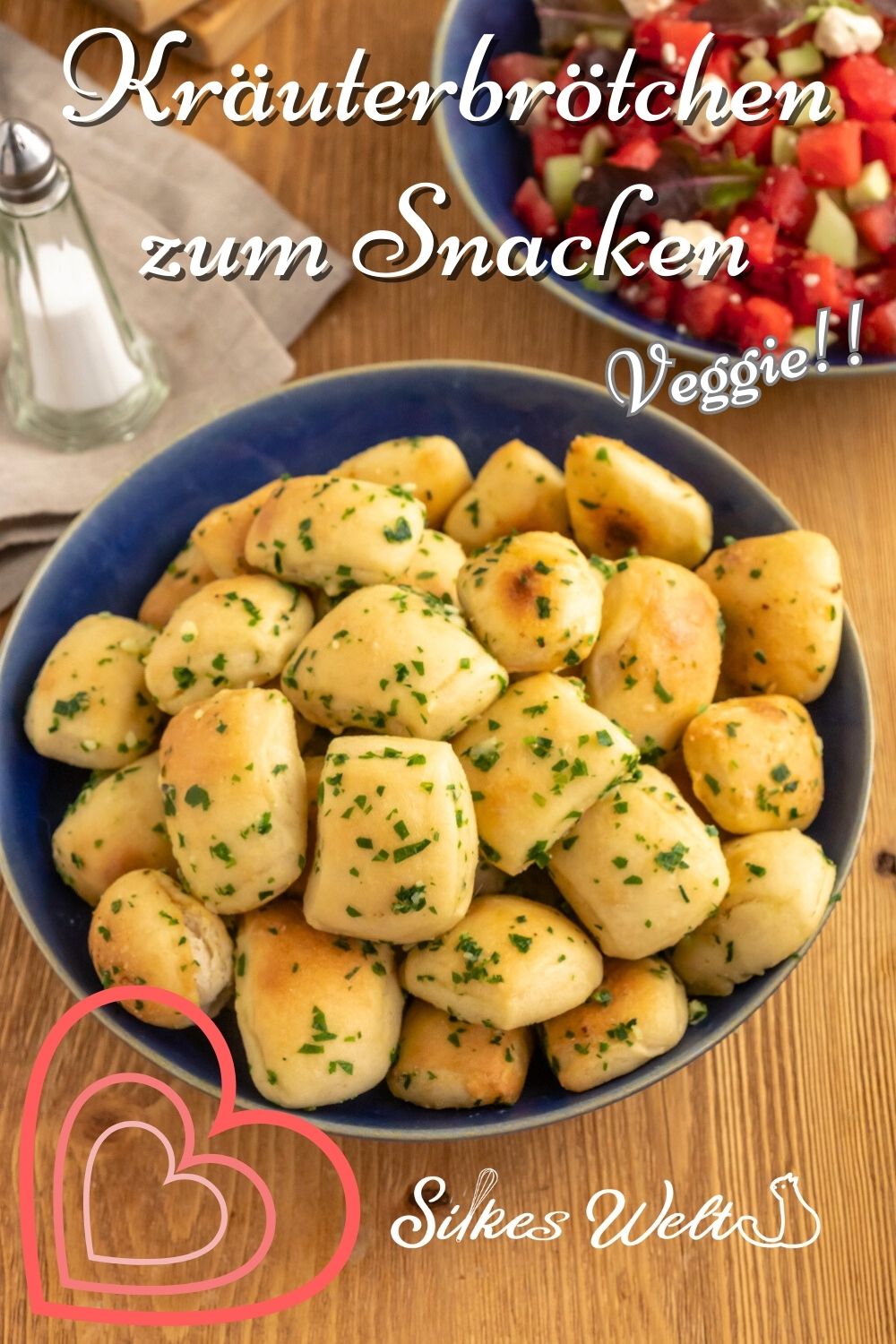 Kräuterbrötchen zum Snacken