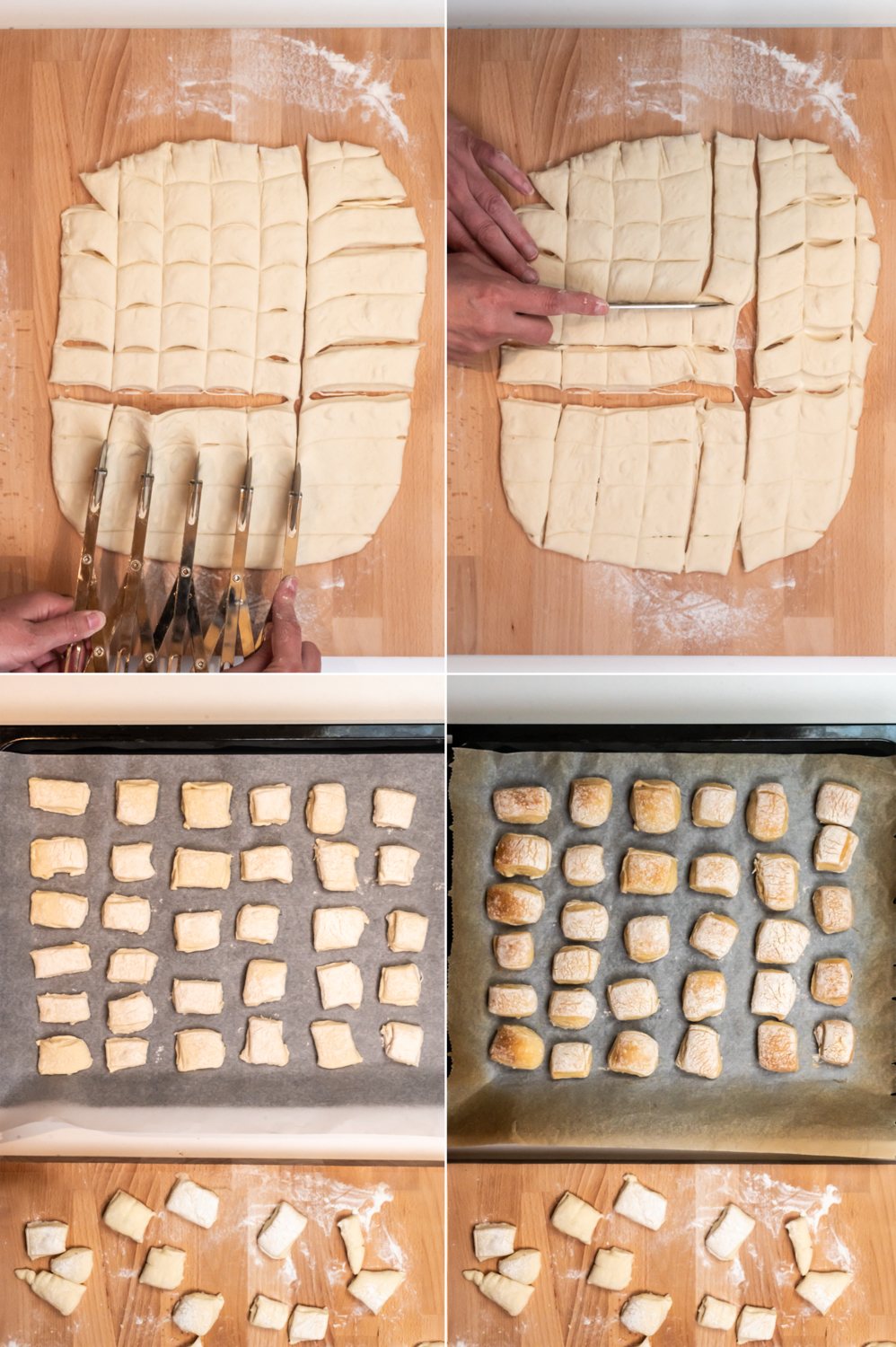 Kräuterbrötchen zum Snacken