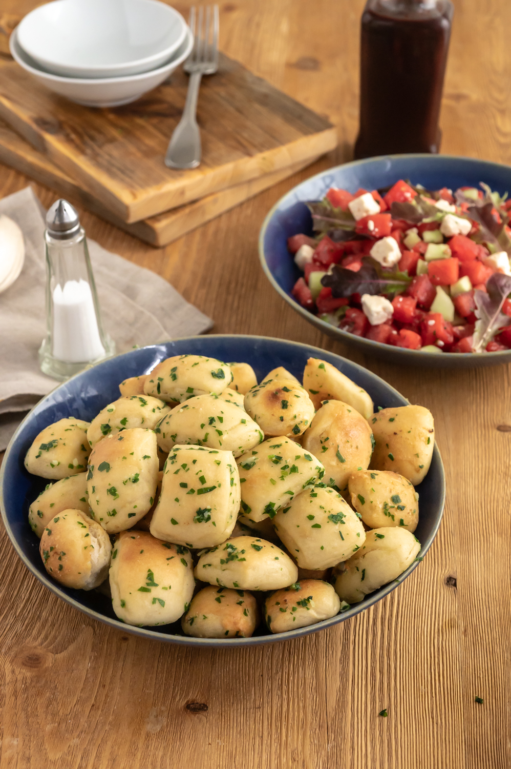 Kräuterbrötchen zum Snacken
