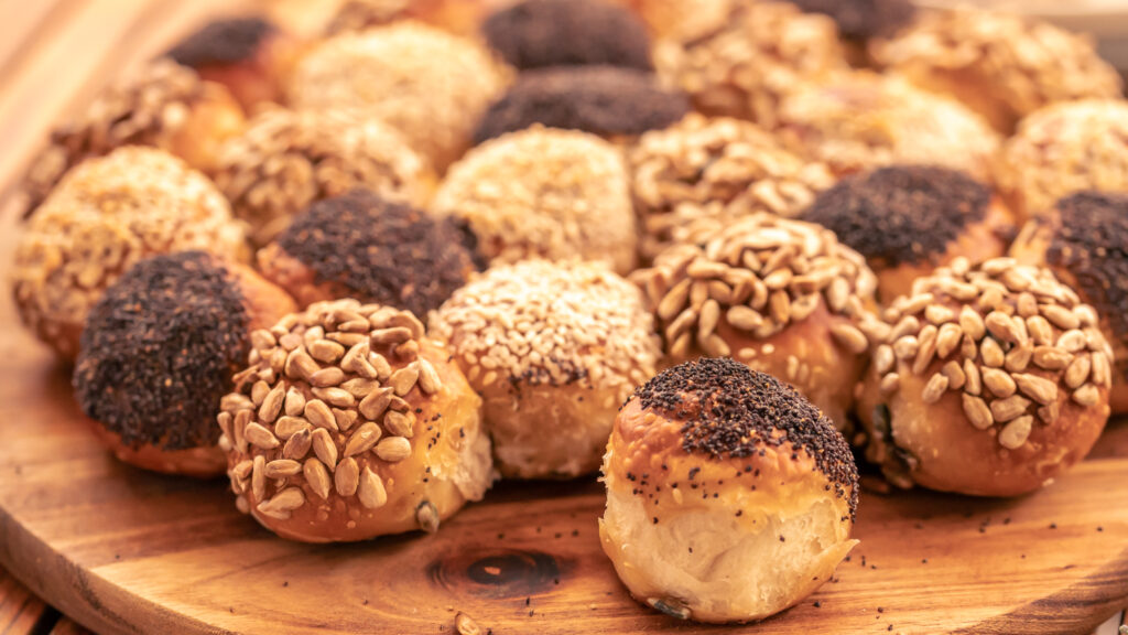 Laugen-Partybrötchen