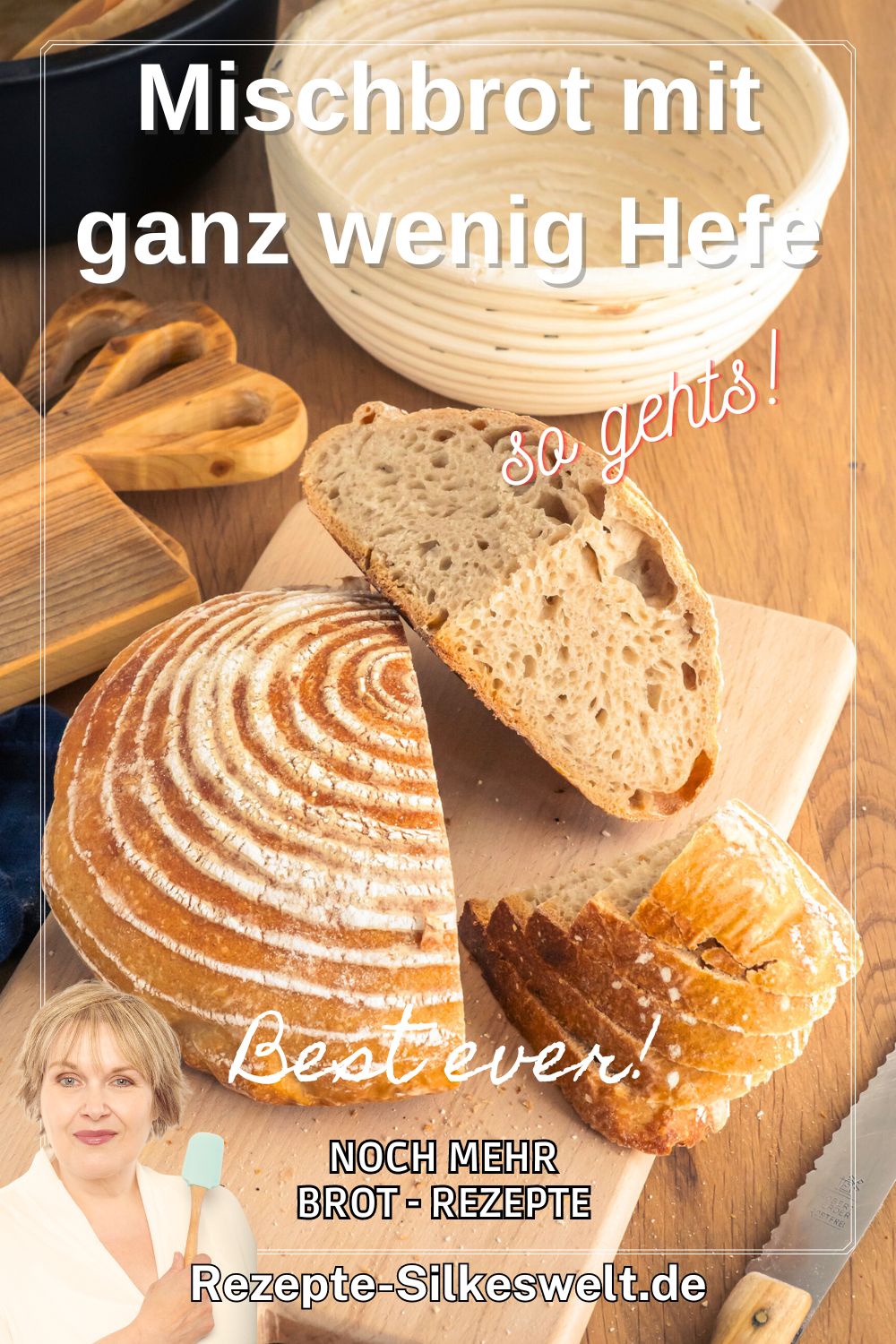 Mischbrot mit wenig Hefe