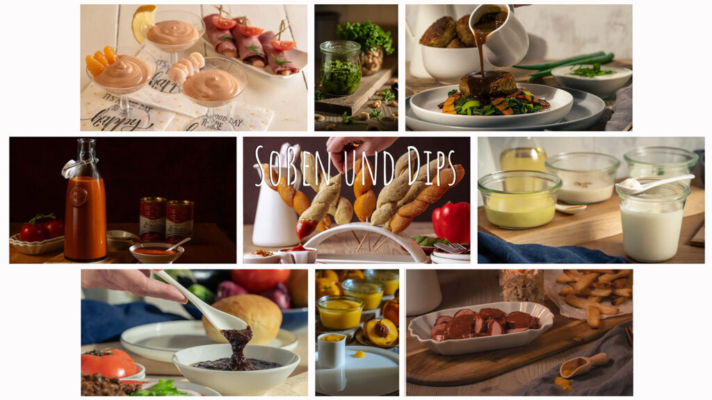 Rezepte mit Saucen und Dips, Rezeptesammlung für Soßen und Dips