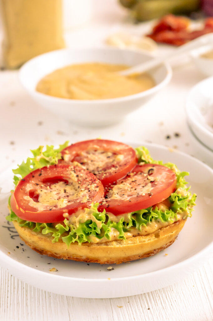 Black Bean Burger-Pfifferlinge-Birne Rezepte-SilkesWelt.de
