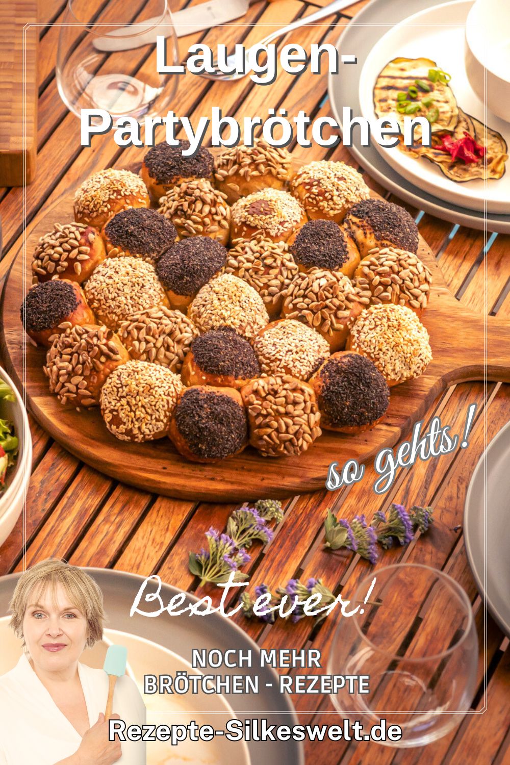 Laugen-Partybrötchen
