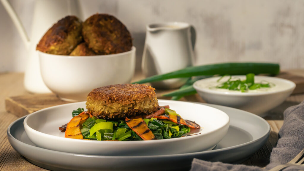 Knusprige Grünkernbratlinge | Rezepte-SilkesWelt.de Knusprige Grünkernbratlinge | Rezepte-SilkesWelt.de