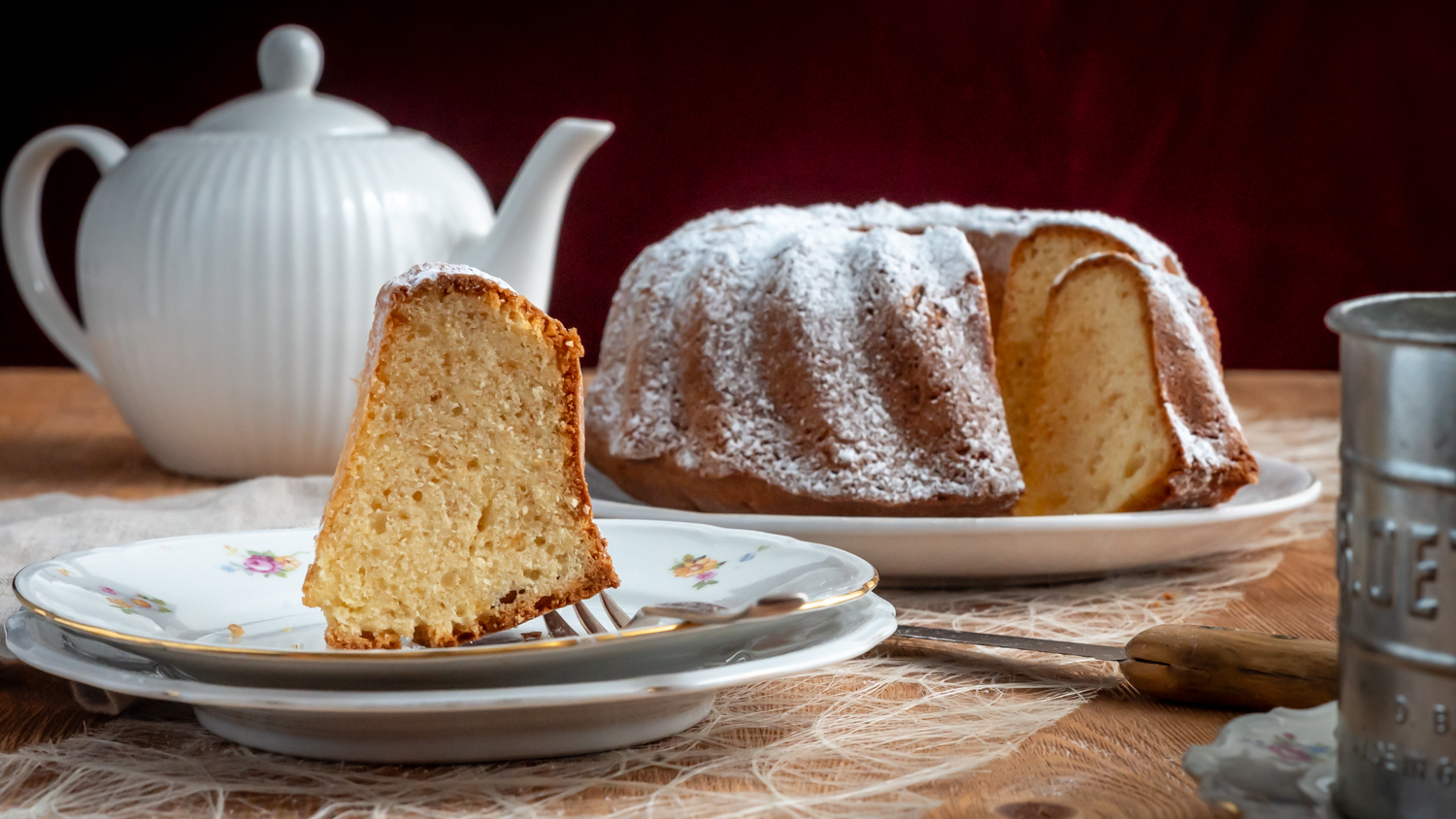 Rezept für Vanille-Gugelhupf Diabetiker