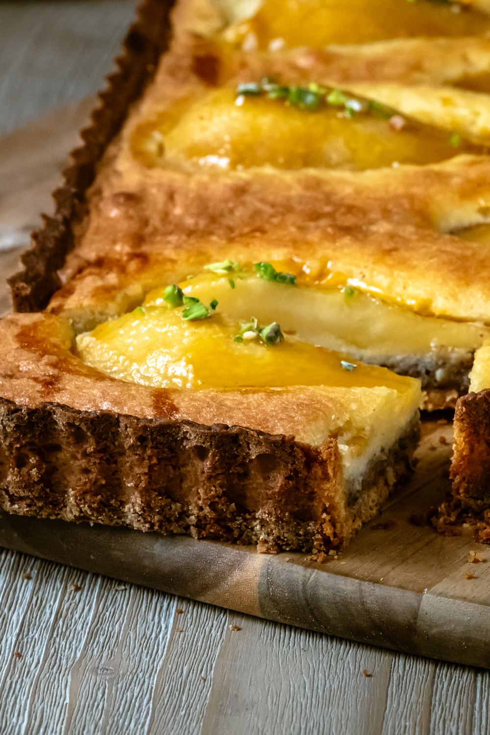 Birnentarte mit Lebkuchengeschmack |Rezepte-Silkeswelt.de