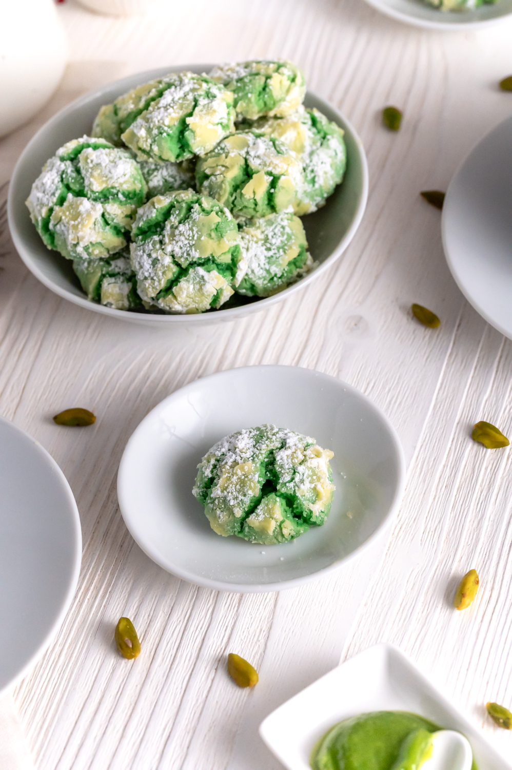 Gefüllte Pistazien-Plätzchen mit Pistaziencreme Rezepte-SilkesWelt.de