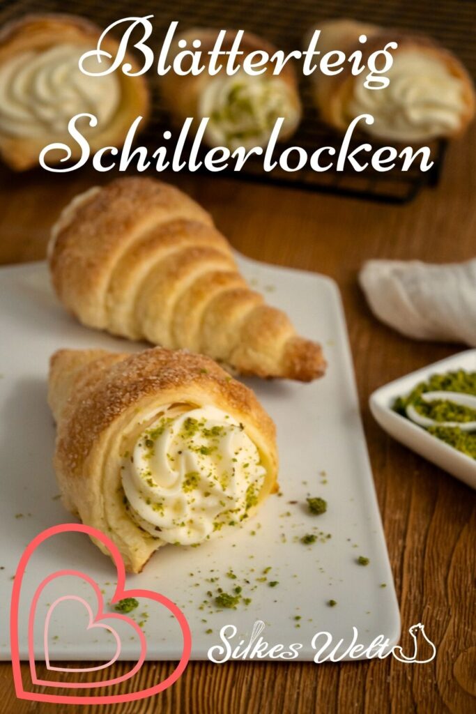 Blätterteig-Schillerlocken mit cremiger Füllung Rezepte-SilkesWelt.de Rezept für Blätterteig Schillerlocken selber machen