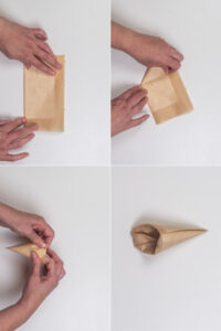 Blätterteig-Schillerlocken mit cremiger Füllung Rezepte-SilkesWelt.de Schillerlockenform aus Backpapier