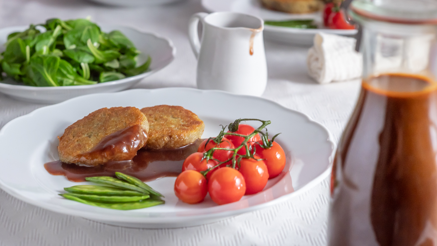 Vegane Bratensauce mit Rotwein