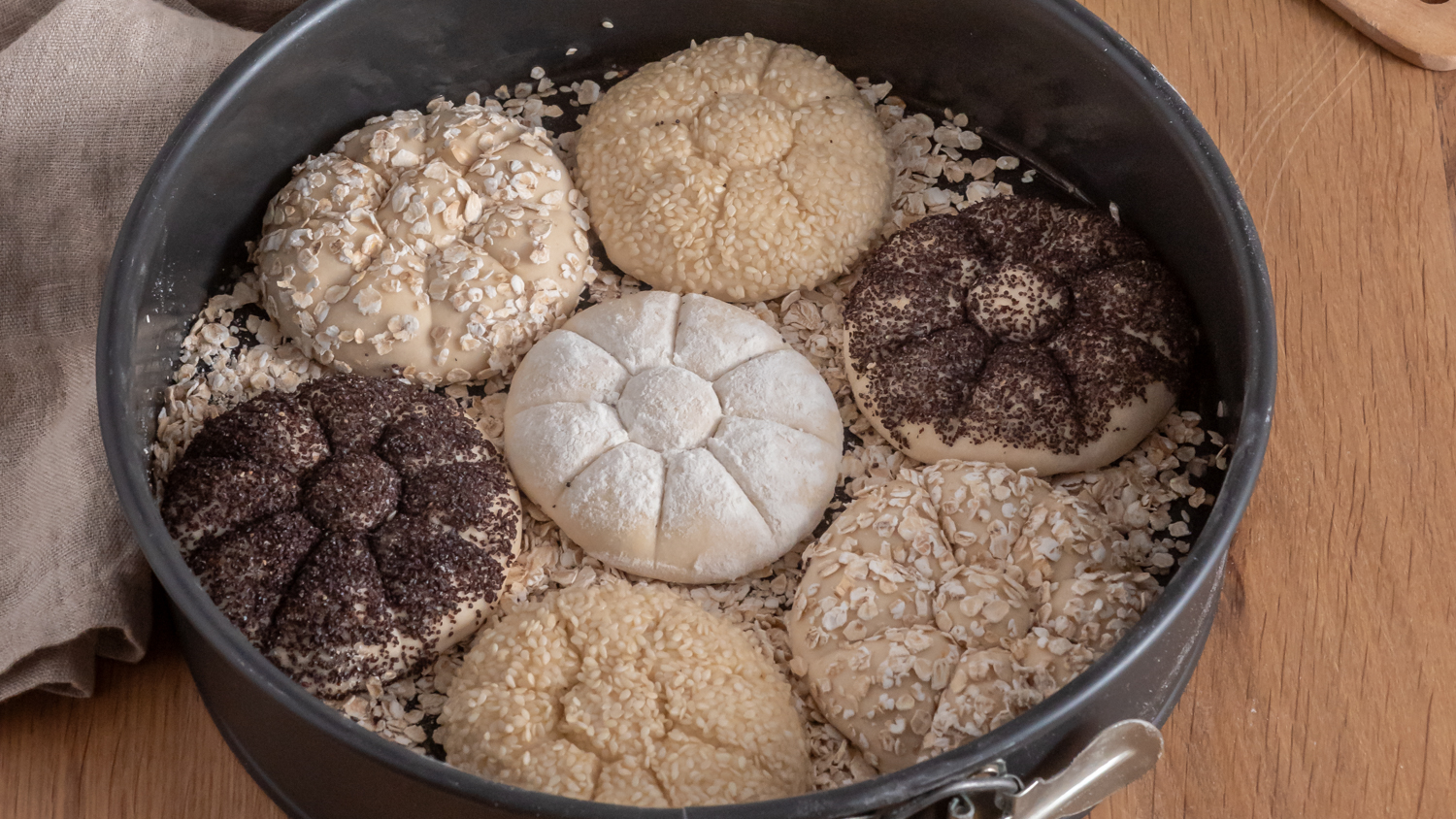 Schnelle Sonntagsbrötchen über Nacht Rezepte-SilkesWelt.de