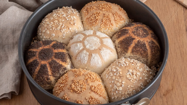 Einfache Quarkbrötchen