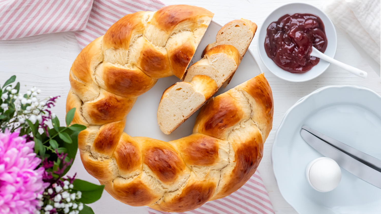 Dinkel-Hefezopf mit Übernachtgare Rezepte-SilkesWelt.de Dinkel-Hefezopf mit Übernachtgare Rezepte-SilkesWelt.de