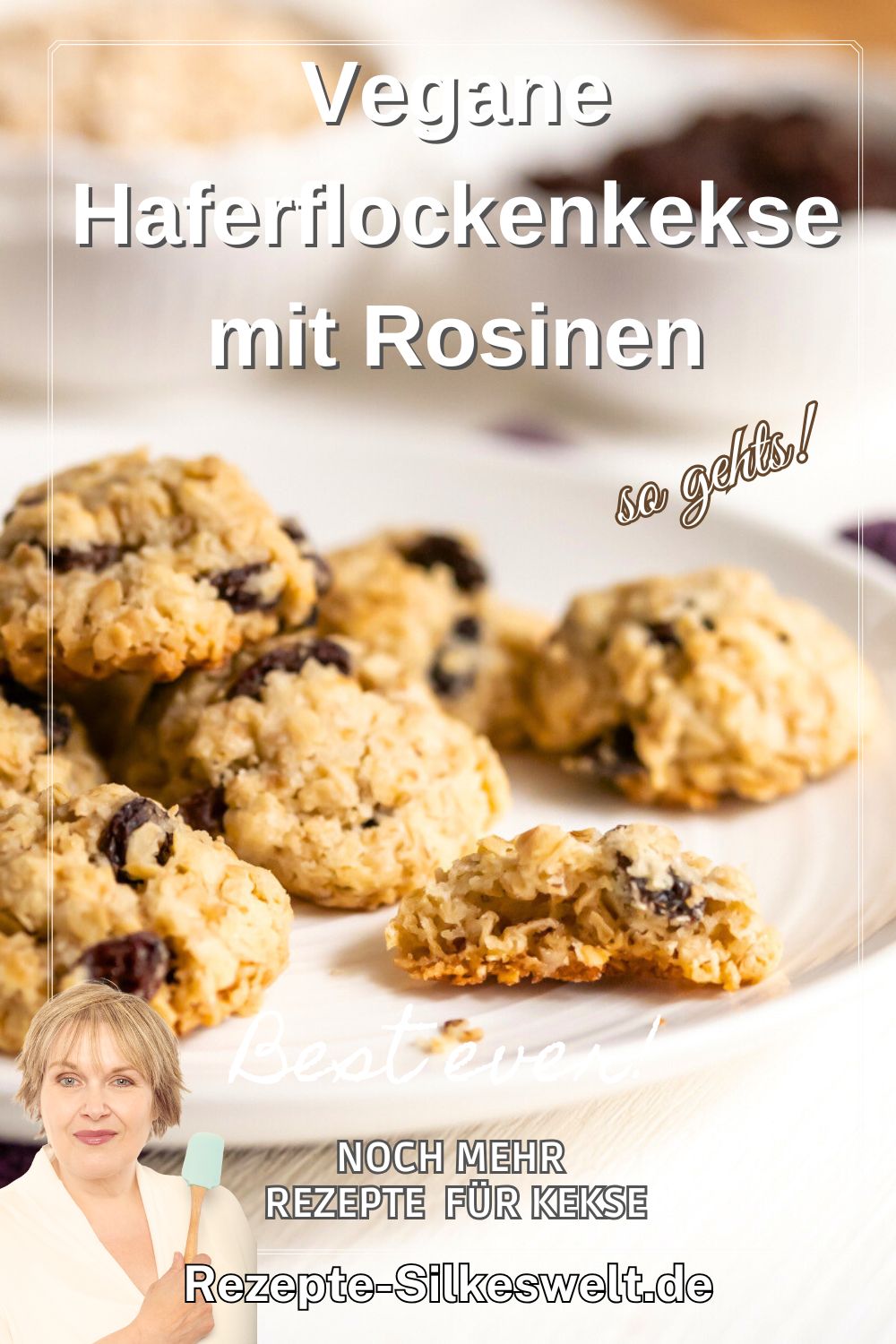 Haferflockenkekse mit Rosinen