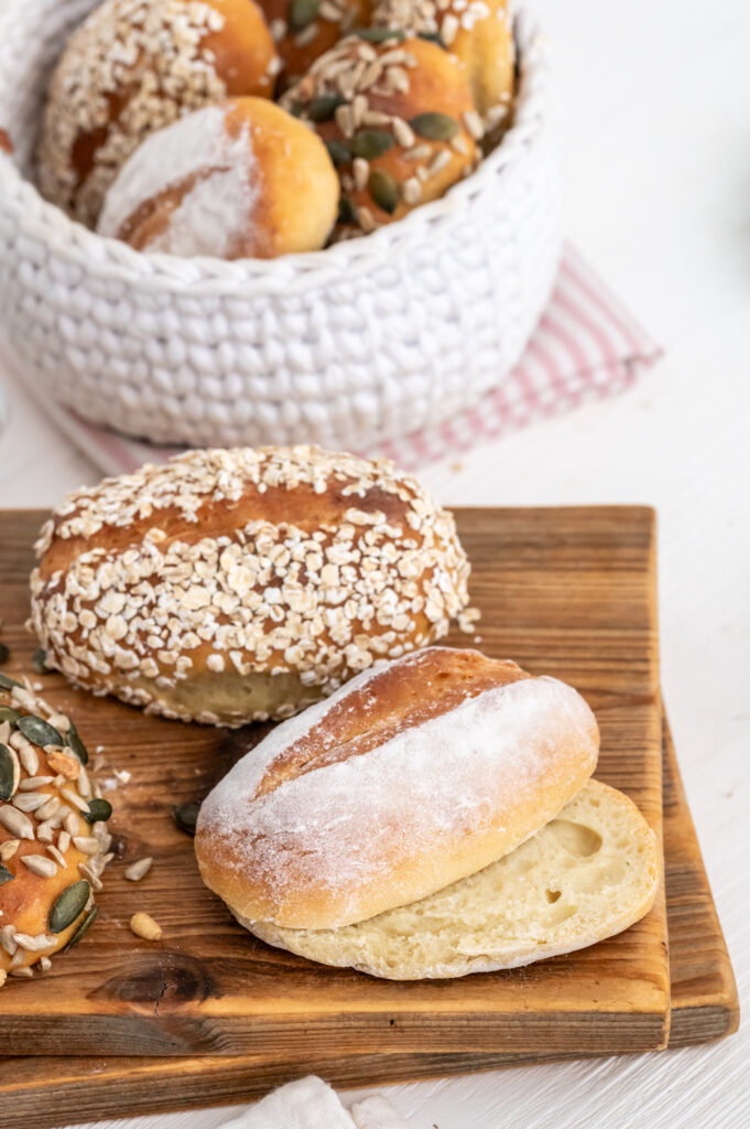 Einfache und knusprige Wasserweck Rezepte-SilkesWelt.de