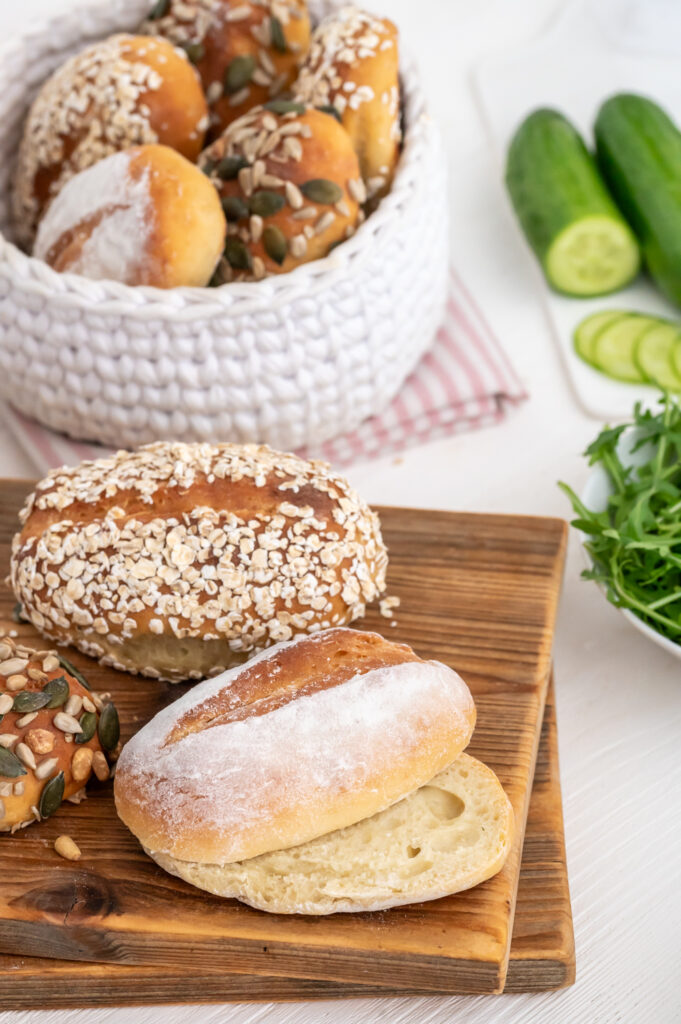 Einfache Quarkbrötchen Rezepte-SilkesWelt.de