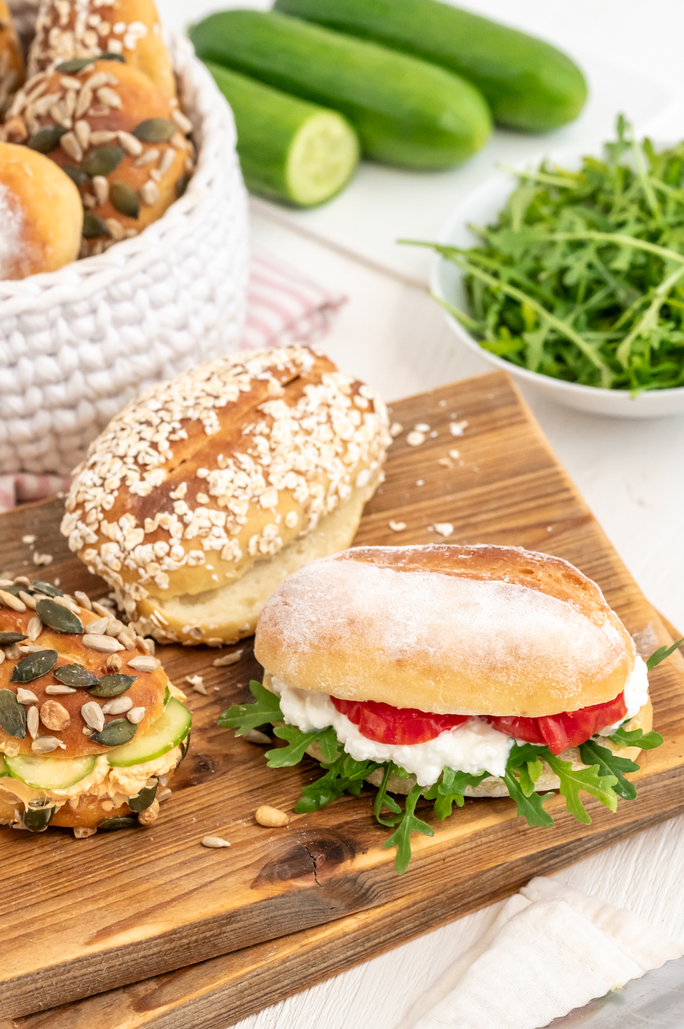 Einfache Quarkbrötchen