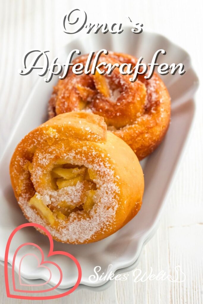 Rezept für Apfelkrapfen selber machen, vegan möglich