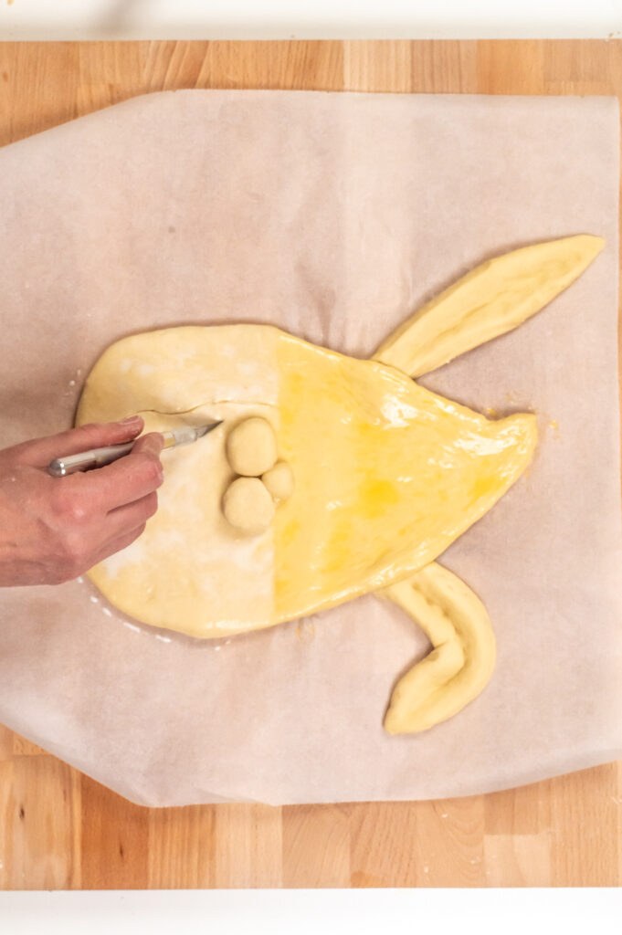 Osterhasen aus Hefeteig backen Rezepte-SilkesWelt.de