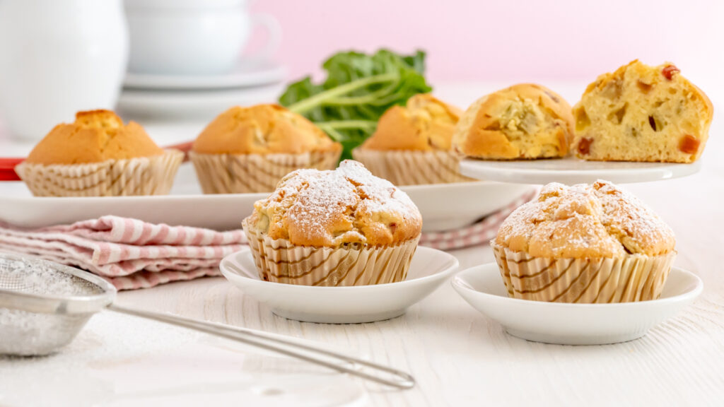 Rhabarbermuffins-Blitzrezept Rezepte-SilkesWelt.de