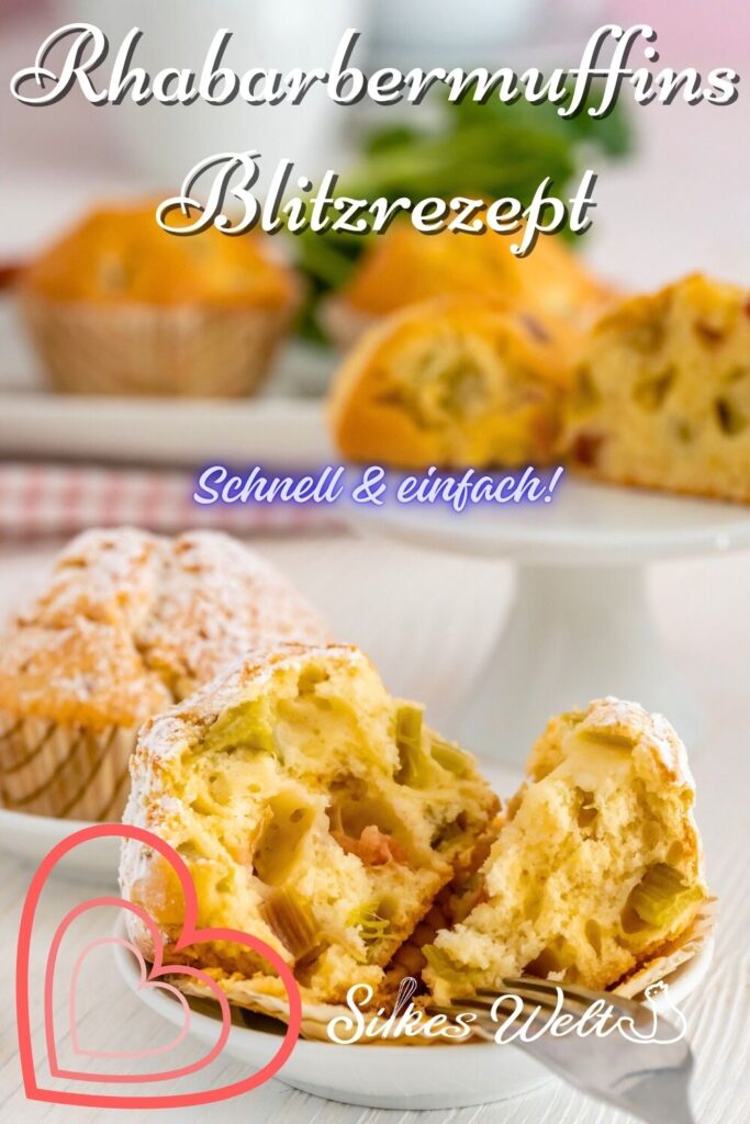 Rezept für Rhabarber Muffin selber machen