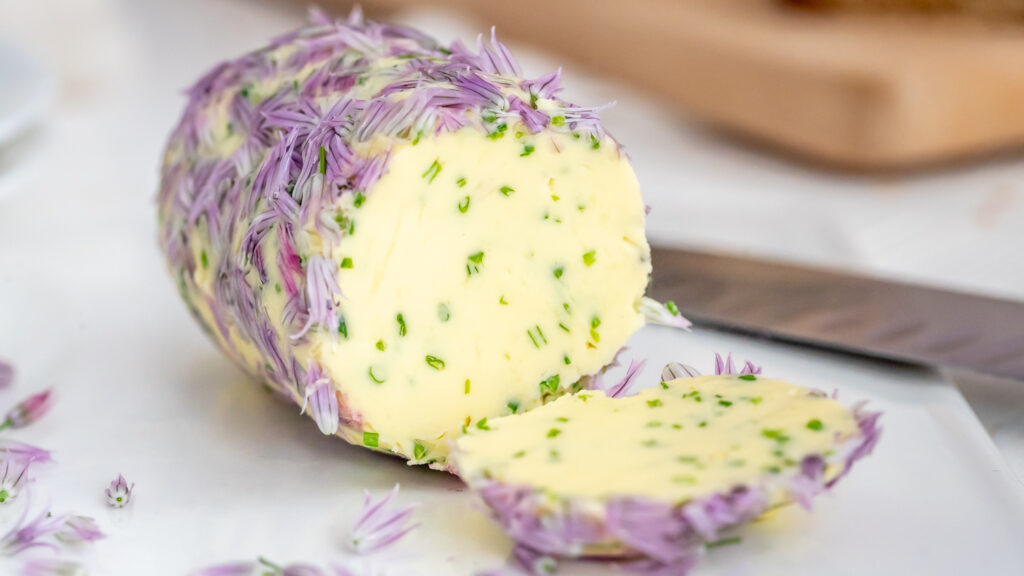 Schnittlauchblütenbutter Rezepte-SilkesWelt.de