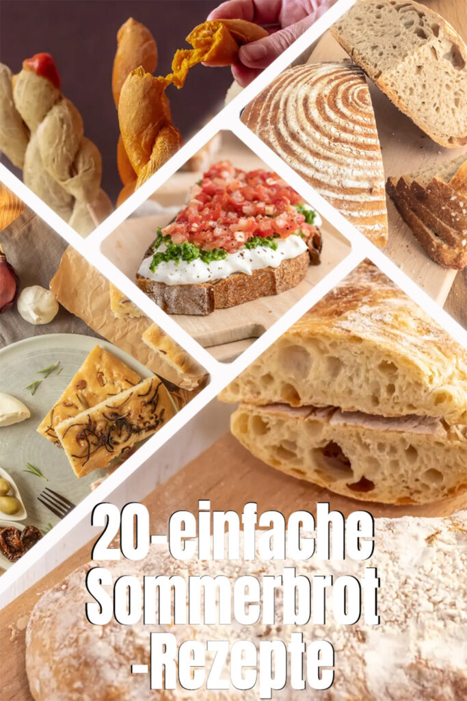 20 - einfache Sommerbrot-Rezepte mit 5 Sandwich Ideen. Entdecke jetzt meine Rezepte.