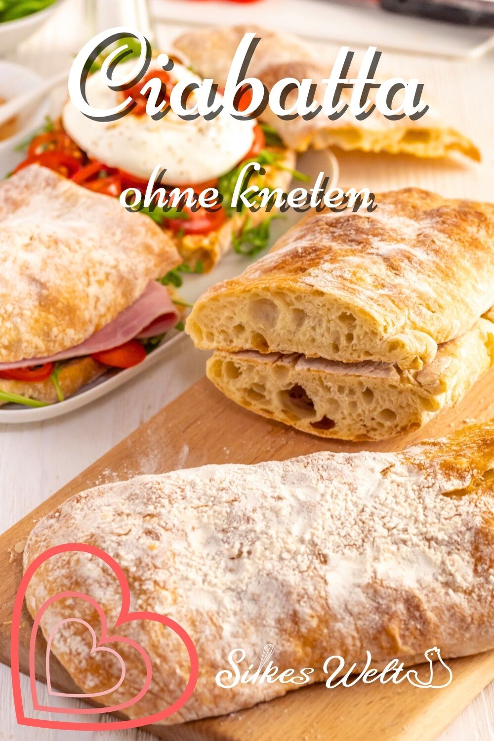 Ciabatta selber machen, schnelles Rezept