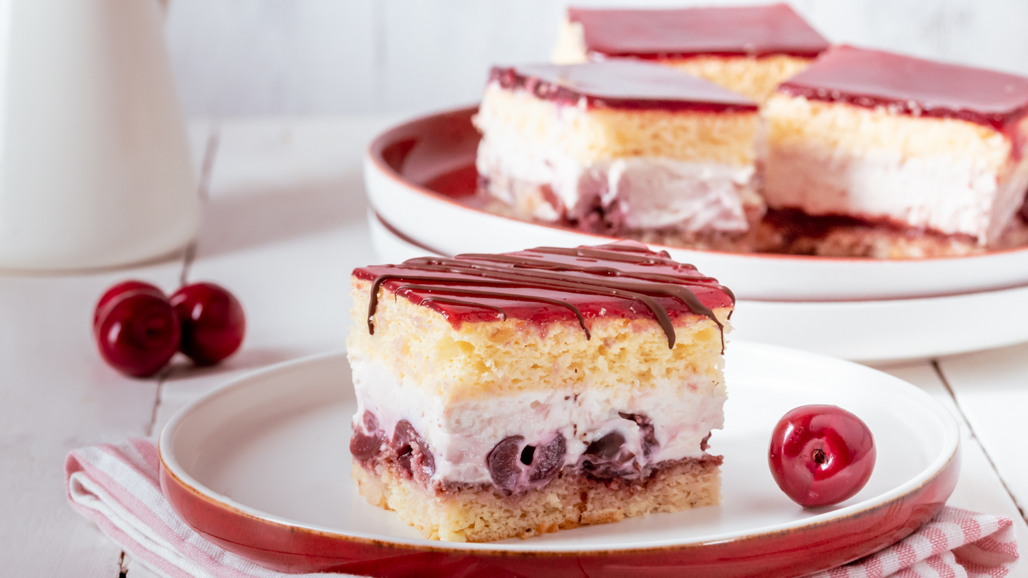 Erdbeer-Keksschnitten "no bake" Rezepte-SilkesWelt.de