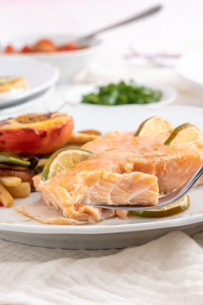 Gegrillter Lachs mit Limetten-Honig Glasur Rezepte-SilkesWelt.de