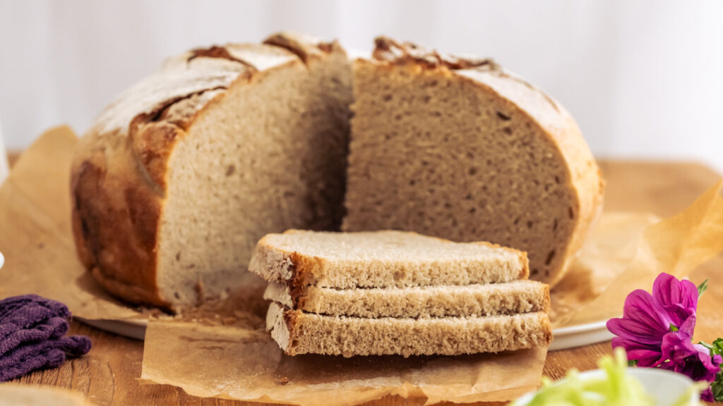 Rezept für super schnelles Mischbrot selber backen