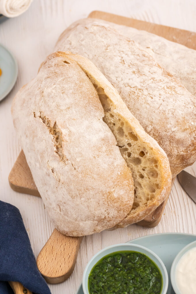 Dinkel-Ciabatta Rezept von Silkes-Welt.