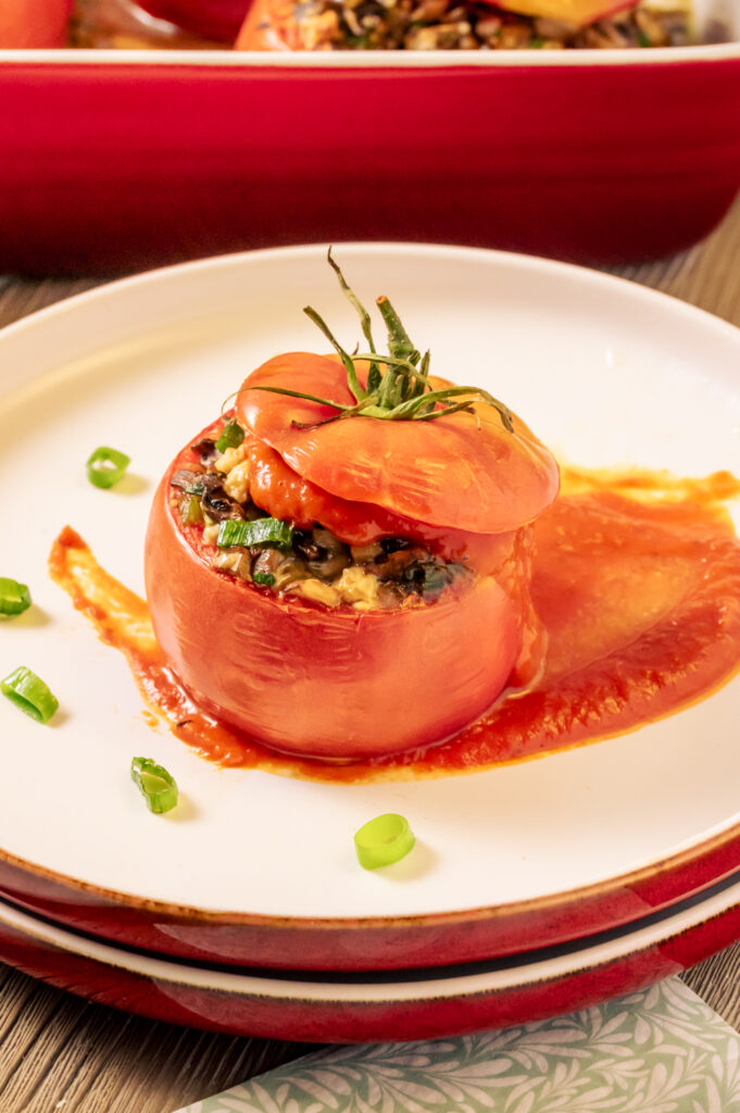 Meine vegetarisch gefüllten Tomaten Rezepte-SilkesWelt.de Meine vegetarisch gefüllten Tomaten Rezepte-SilkesWelt.de