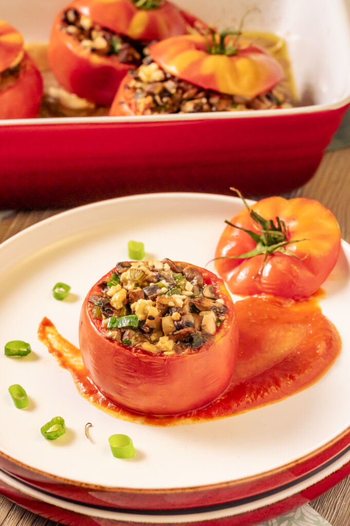 Meine vegetarisch gefüllten Tomaten Rezepte-SilkesWelt.de Meine vegetarisch gefüllten Tomaten Rezepte-SilkesWelt.de