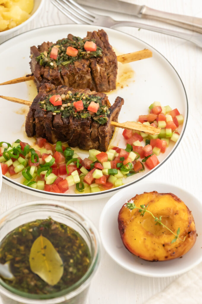 Ausgefallene Rouladenspieße sind ein besonderer Happen für ein ganzes Grill- Menü. 