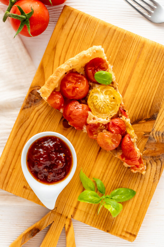 Tomatentarte mit Blätterteig - mein Blitz-Rezept Rezepte-SilkesWelt.de